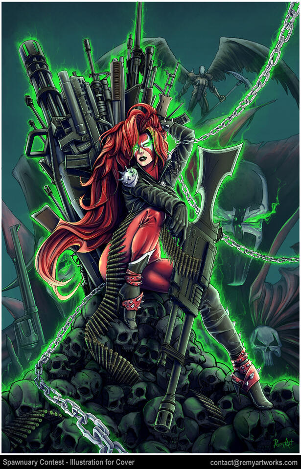 Scorched Cover for an official Spawn contest